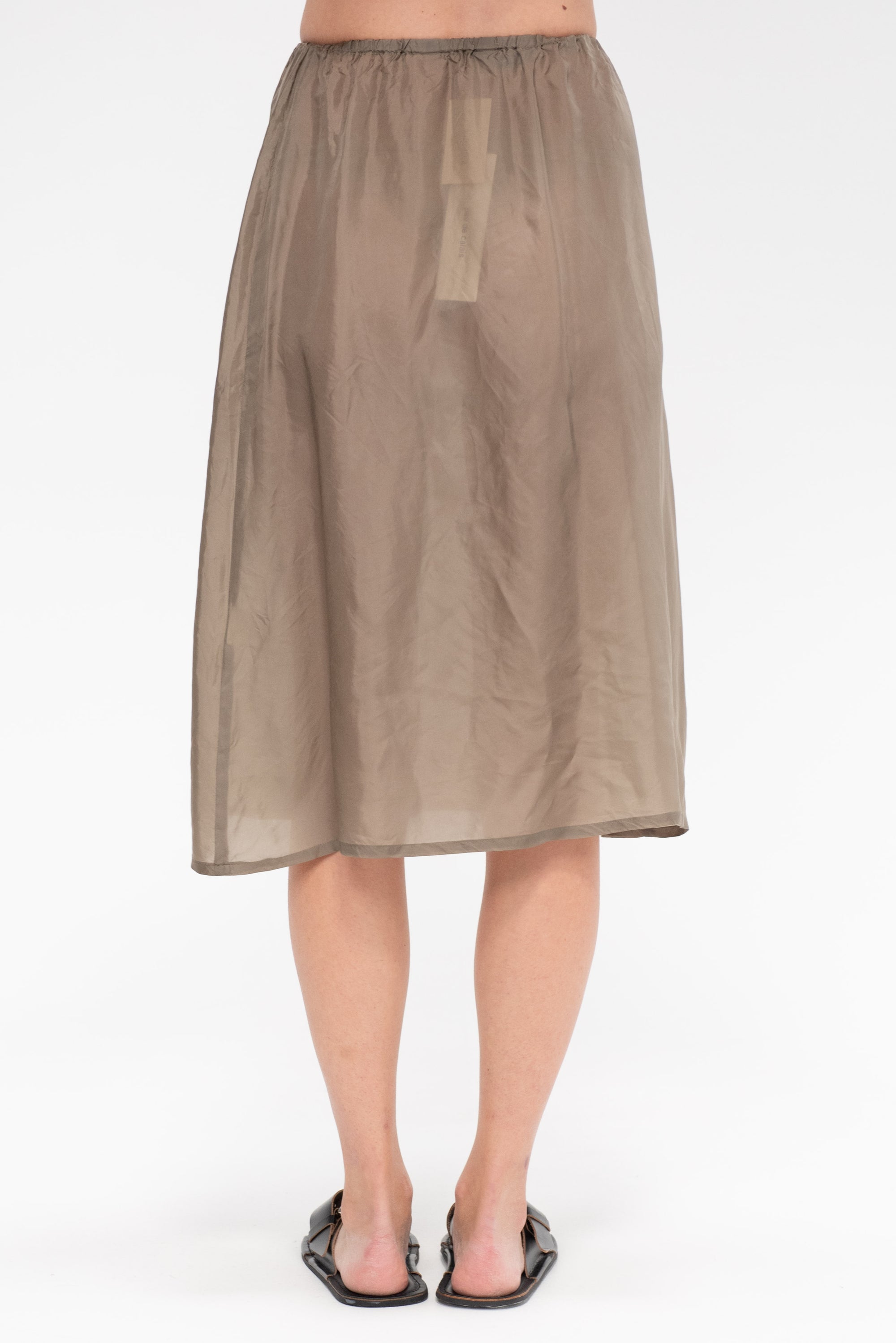 Bemberg Taffeta Slip Under Skirt, Khaki