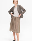 Bemberg Taffeta Slip Under Skirt, Khaki