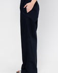 Trousers, Blue-Black