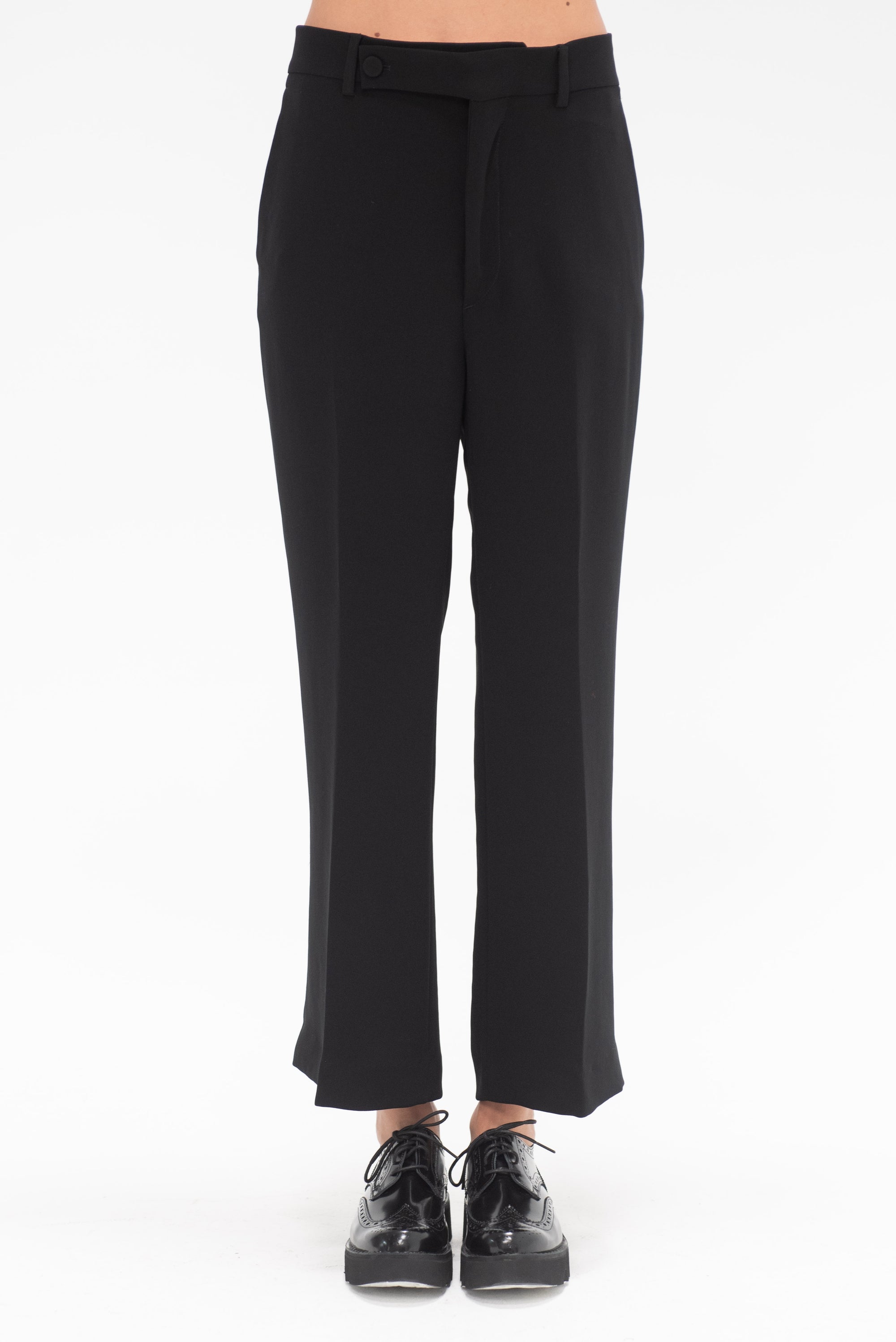 PLAN C - Trousers, Black