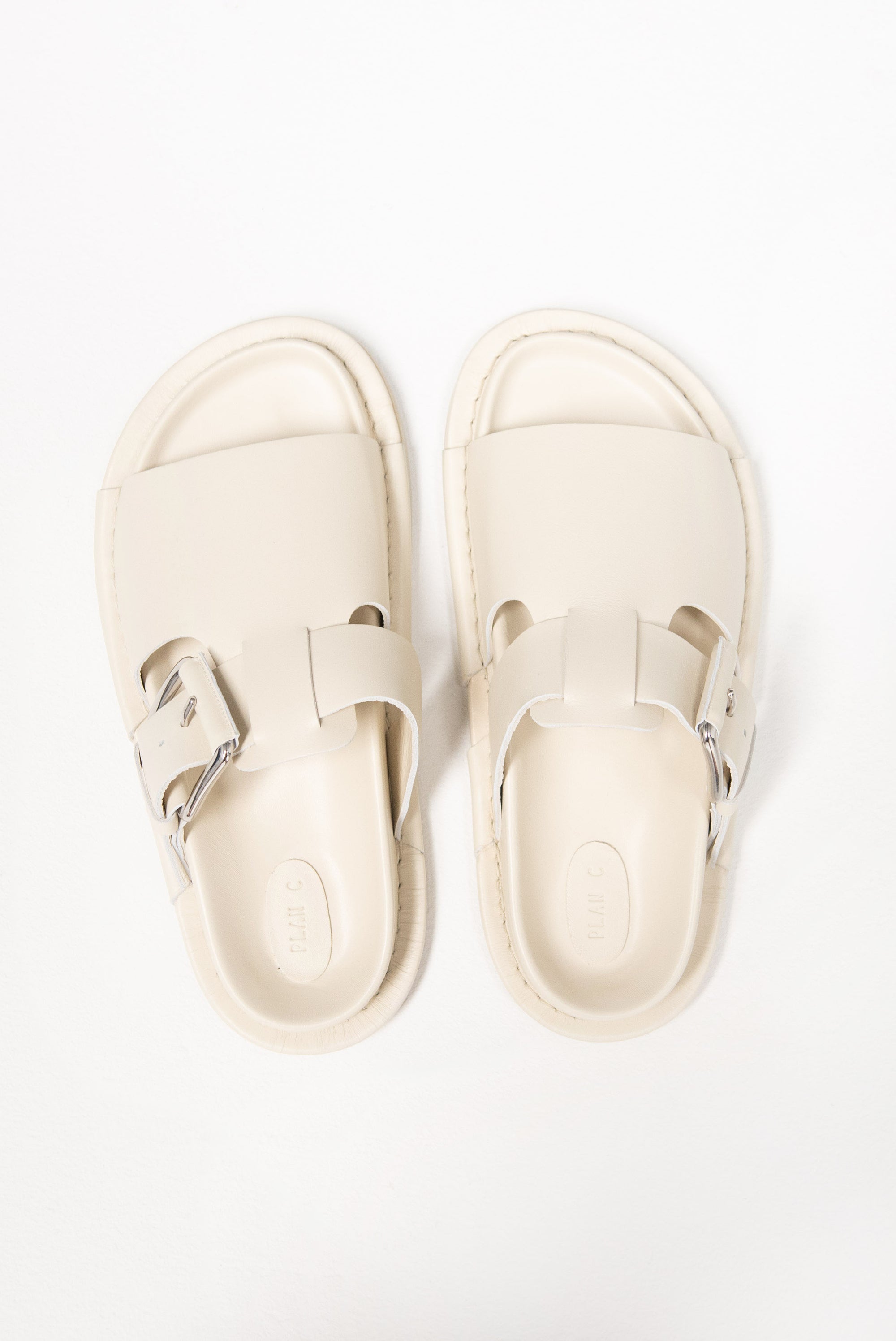 Fussbet Leather Sandal, Butter