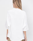 Wide Sleeved T-Shirt, Optic White