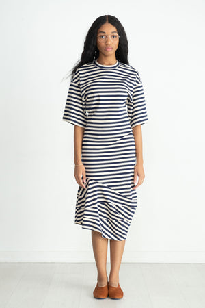 Short sleeve store striped dress