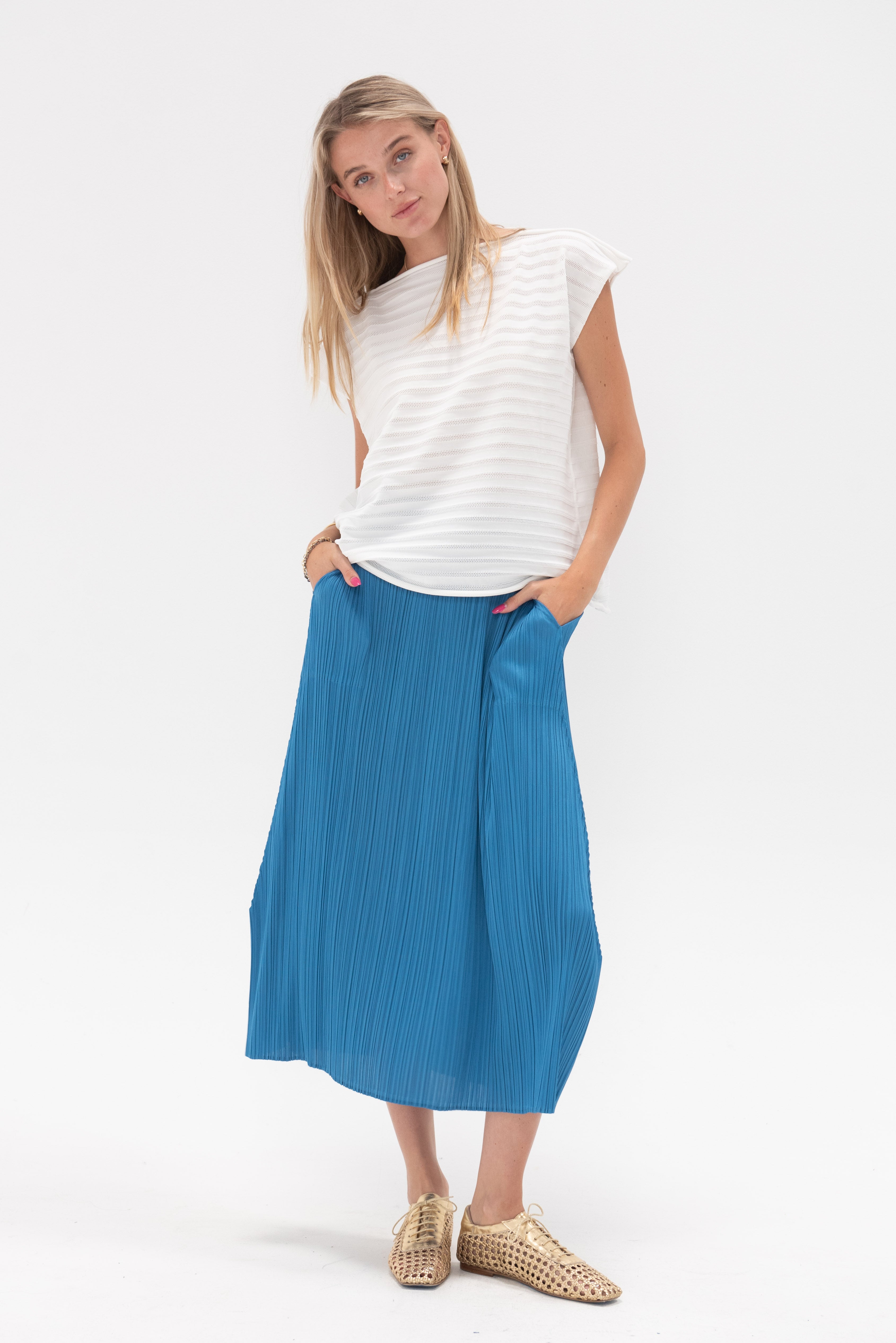Pleats Please Issey Miyake Monthly Colors: June Skirt