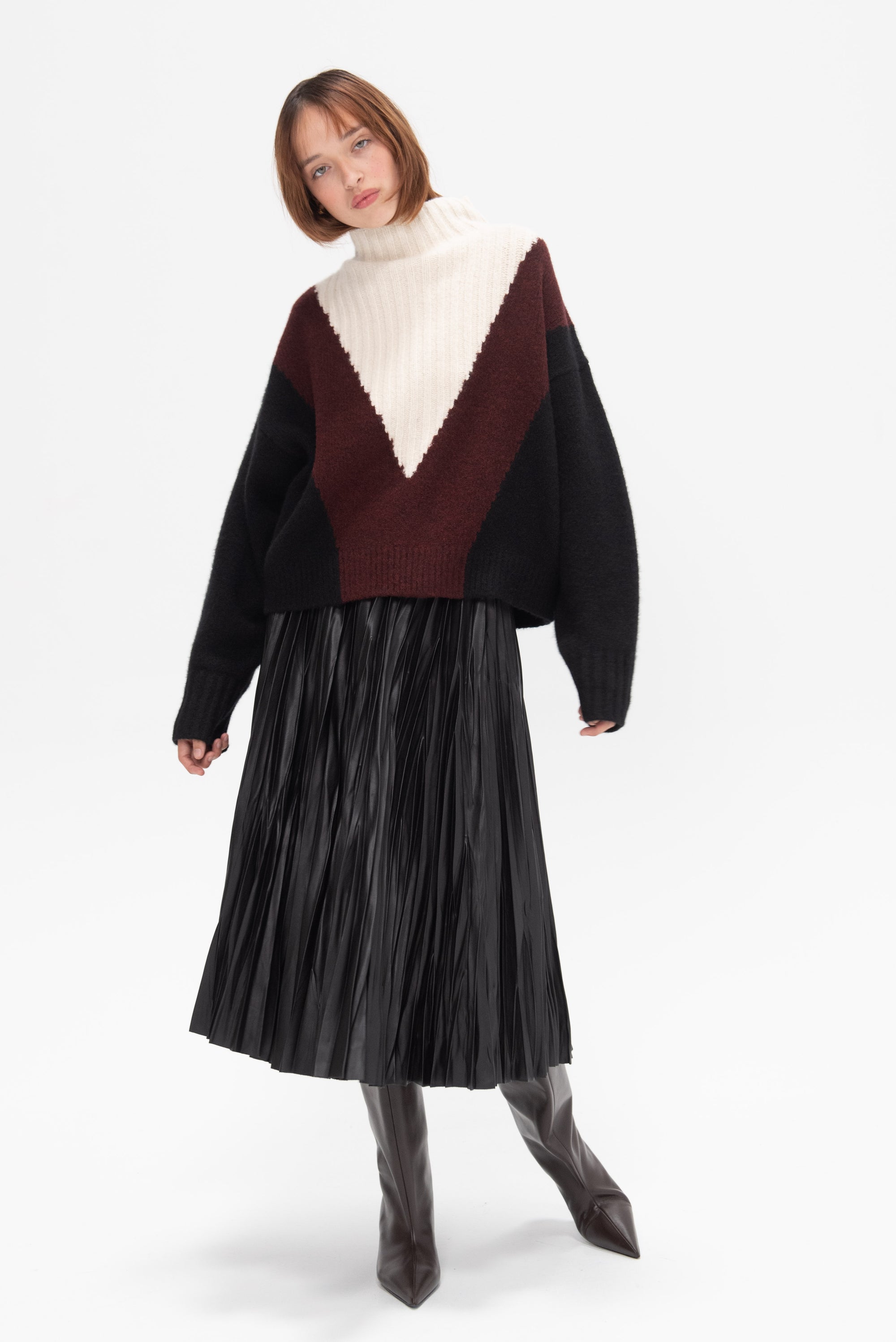 PROENZA SCHOULER - Alma Sweater, Red Multi