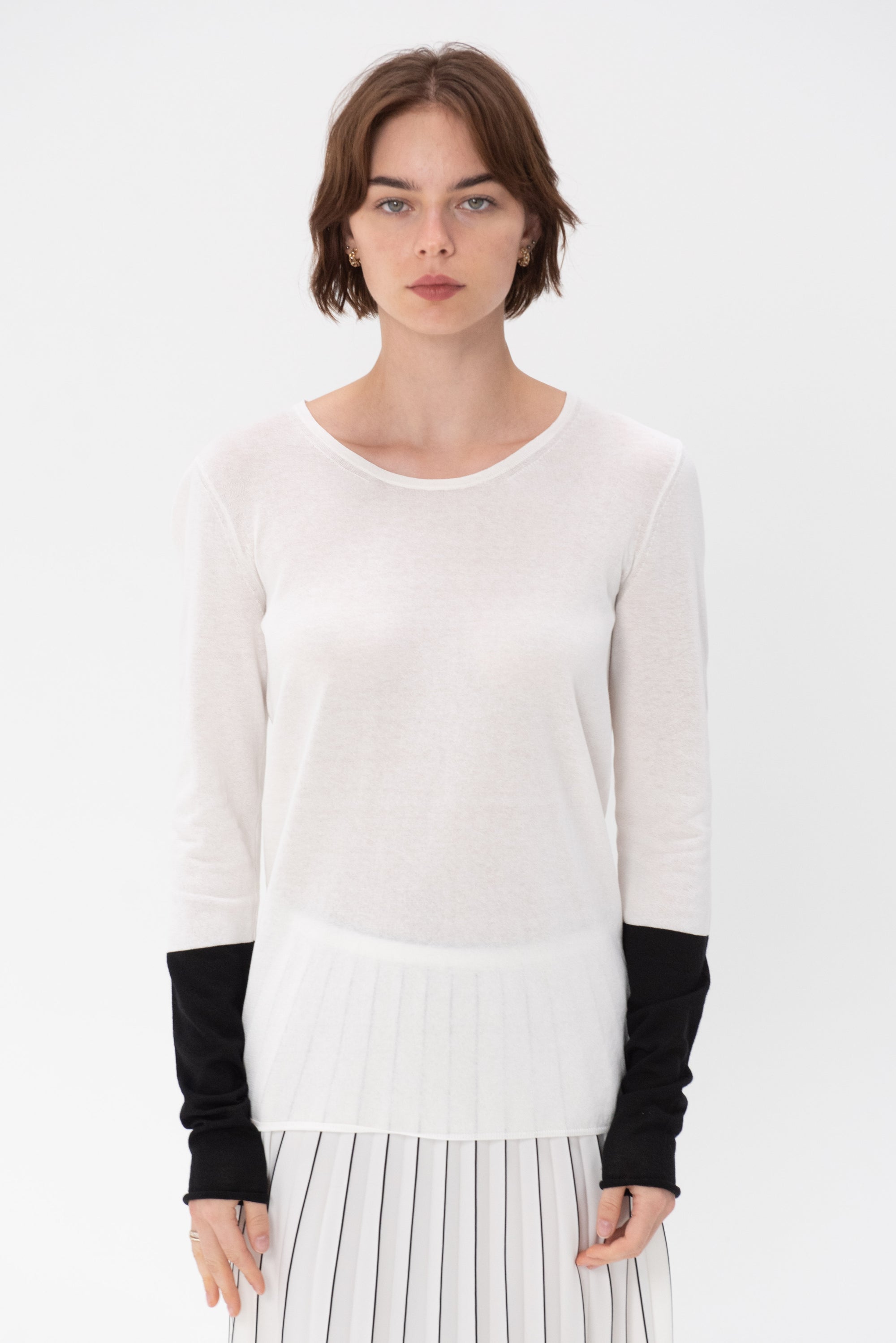 proenza schouler - Lewis Sweater, White Multi