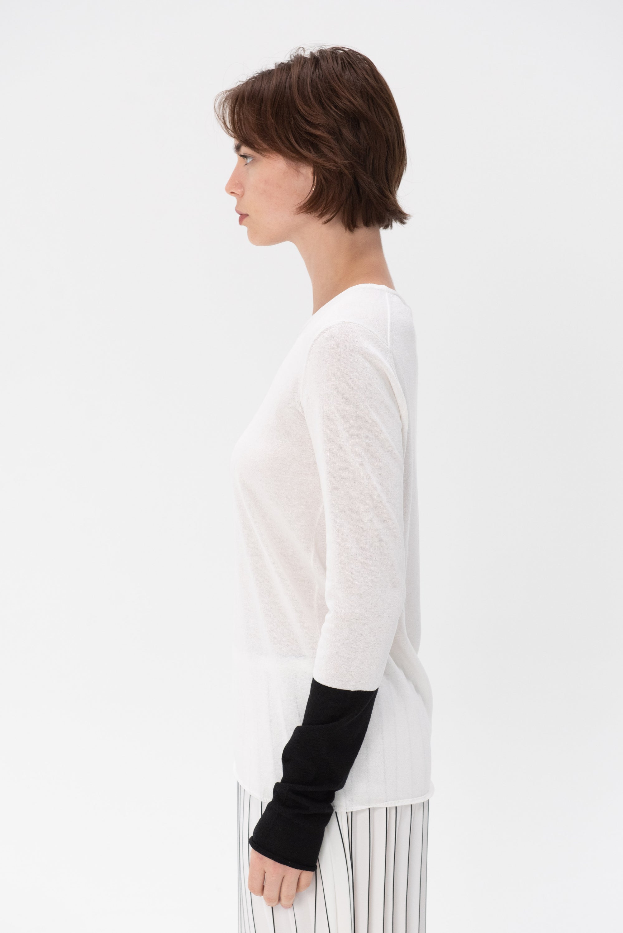 proenza schouler - Lewis Sweater, White Multi