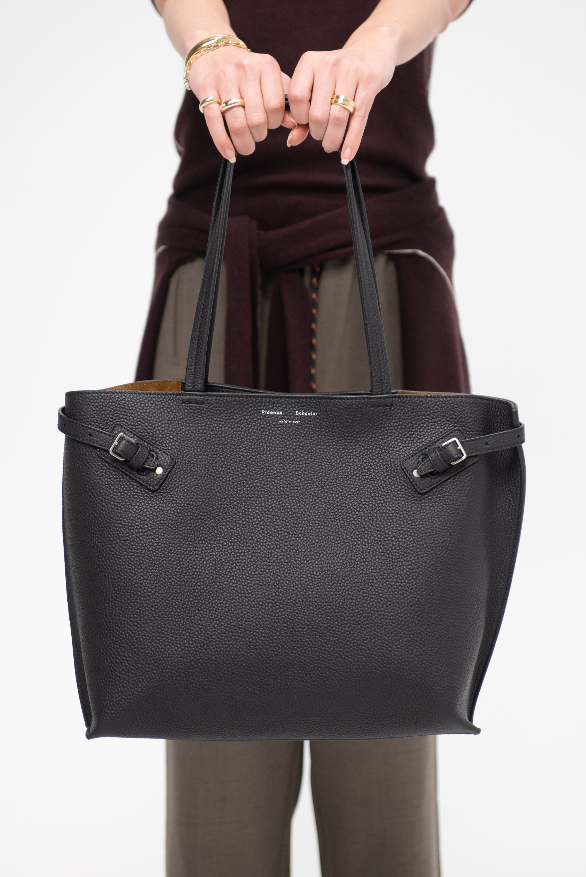 Days Tote in Pebbled Calf