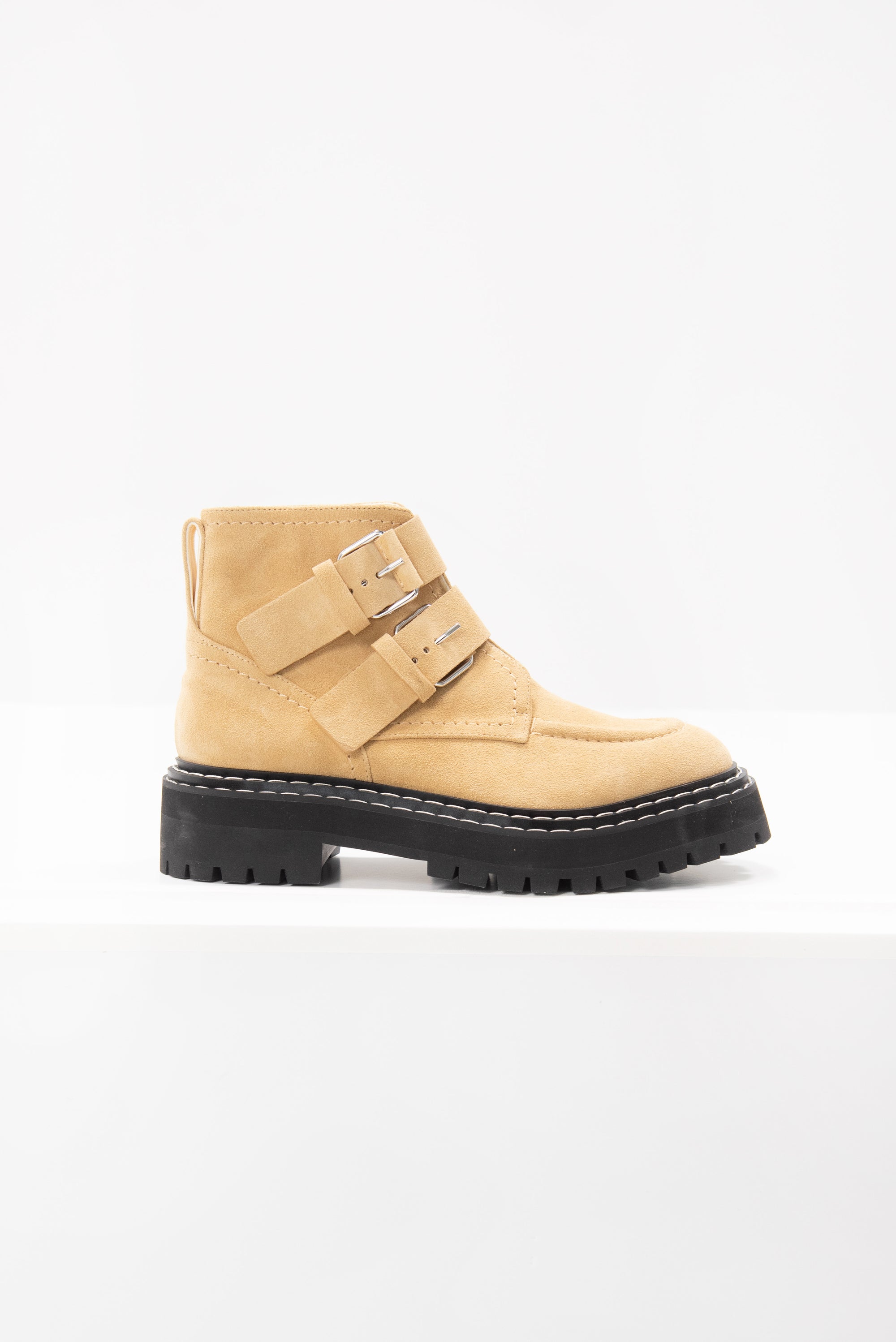 proenza schouler - Lug Sole Buckle Boots, Sand