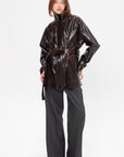 PROENZA SCHOULER - Finch Raincoat, Brown Black