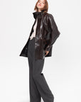 PROENZA SCHOULER - Finch Raincoat, Brown Black