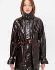 PROENZA SCHOULER - Finch Raincoat, Brown Black