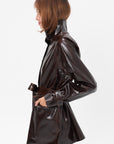 PROENZA SCHOULER - Finch Raincoat, Brown Black