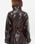 PROENZA SCHOULER - Finch Raincoat, Brown Black