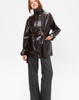 PROENZA SCHOULER - Finch Raincoat, Brown Black