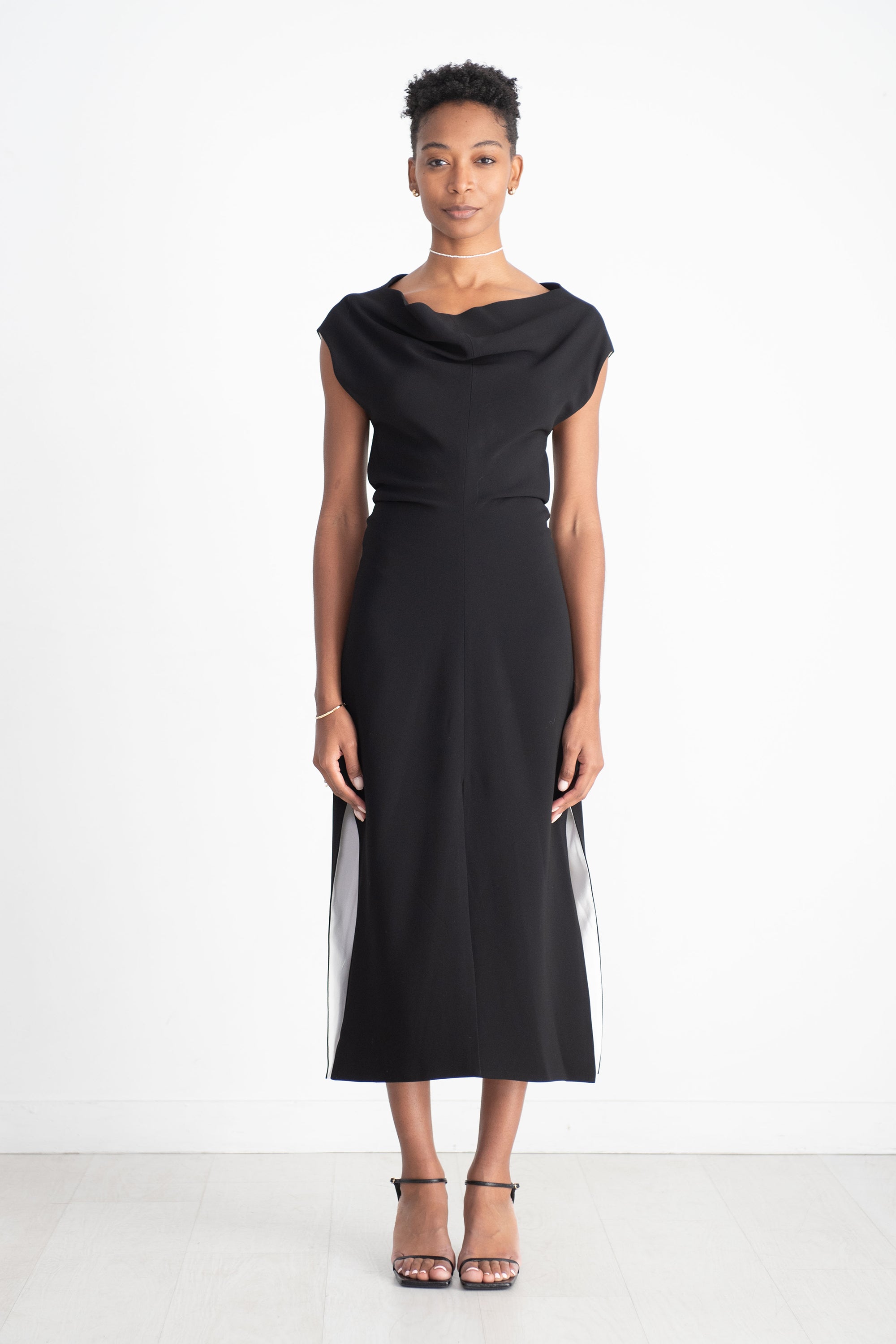 proenza schouler - Rosa Off The Shoulder Dress, Black