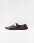 Glove Mary Jane Ballet Flats, Oxblood