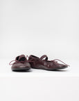 Glove Mary Jane Ballet Flats, Oxblood