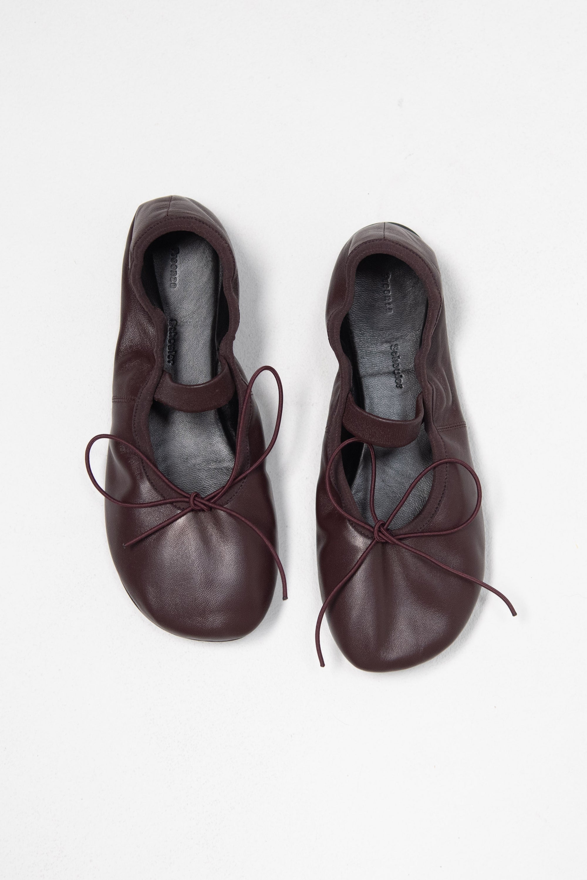 Glove Mary Jane Ballet Flats, Oxblood