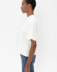 proenza schouler - Eco Cotton Waisted T-Shirt, White