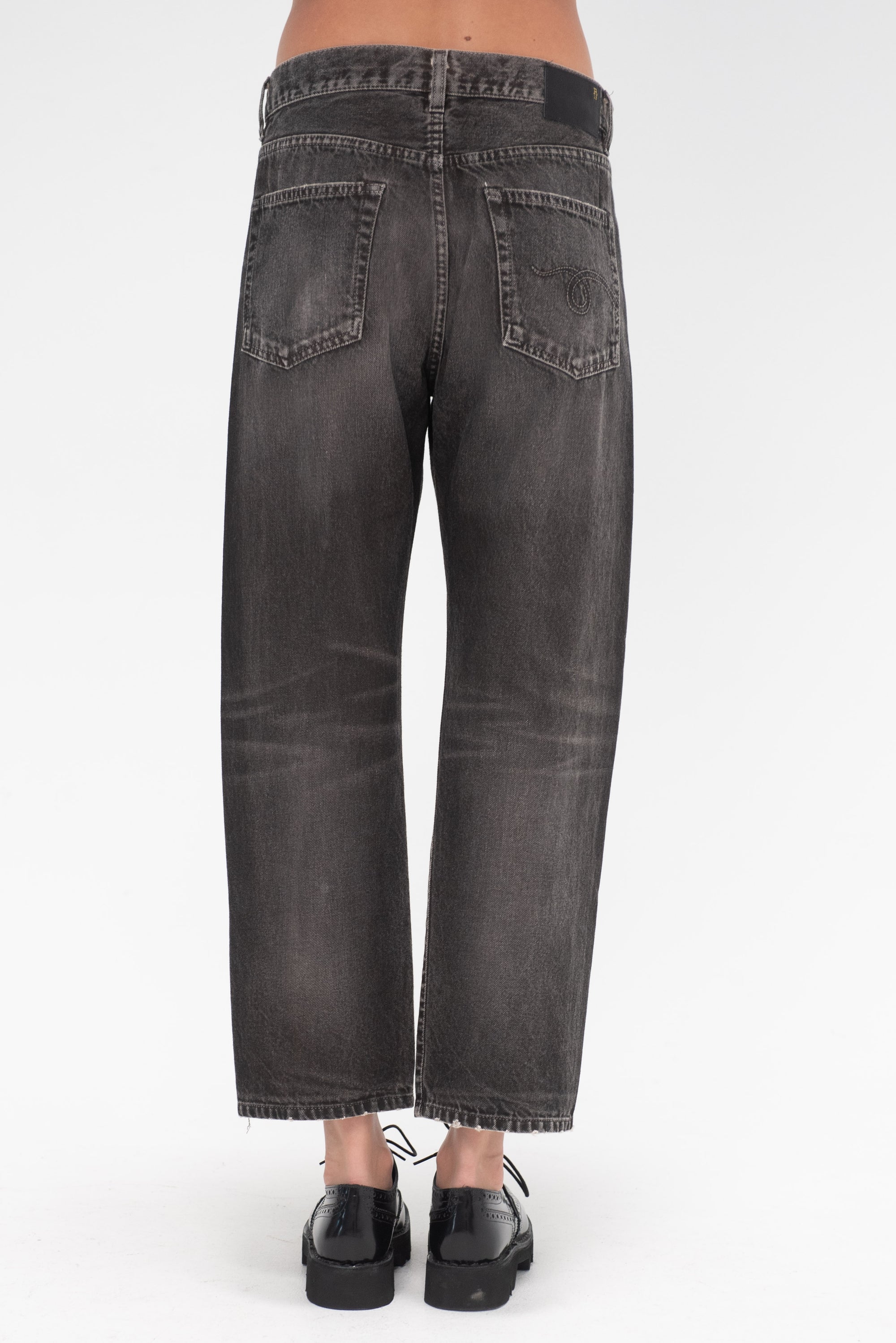 R13 - Boyfriend Jean, Mud Grey