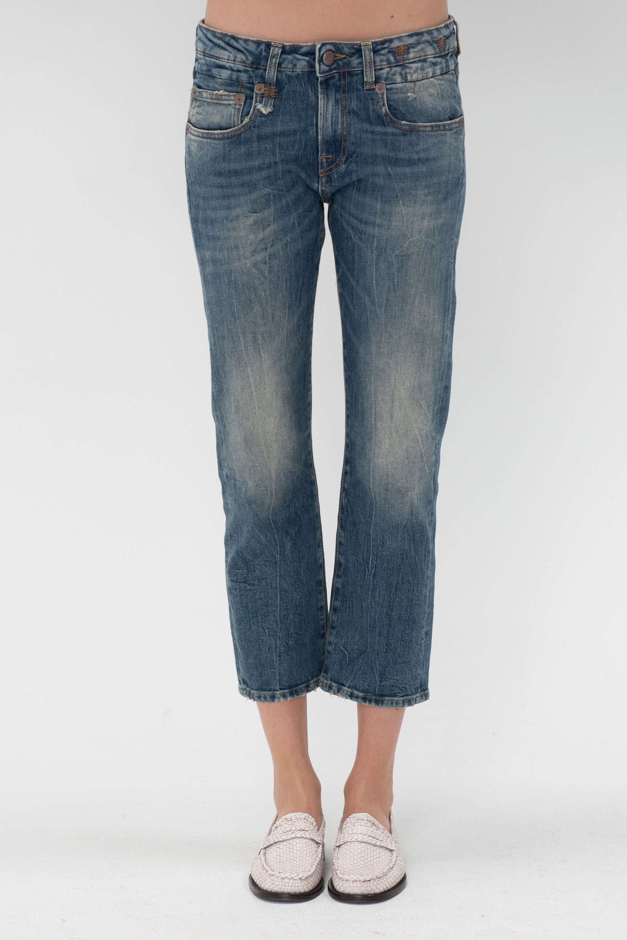 R13 - Boy Straight Jean, Kelly Stretch