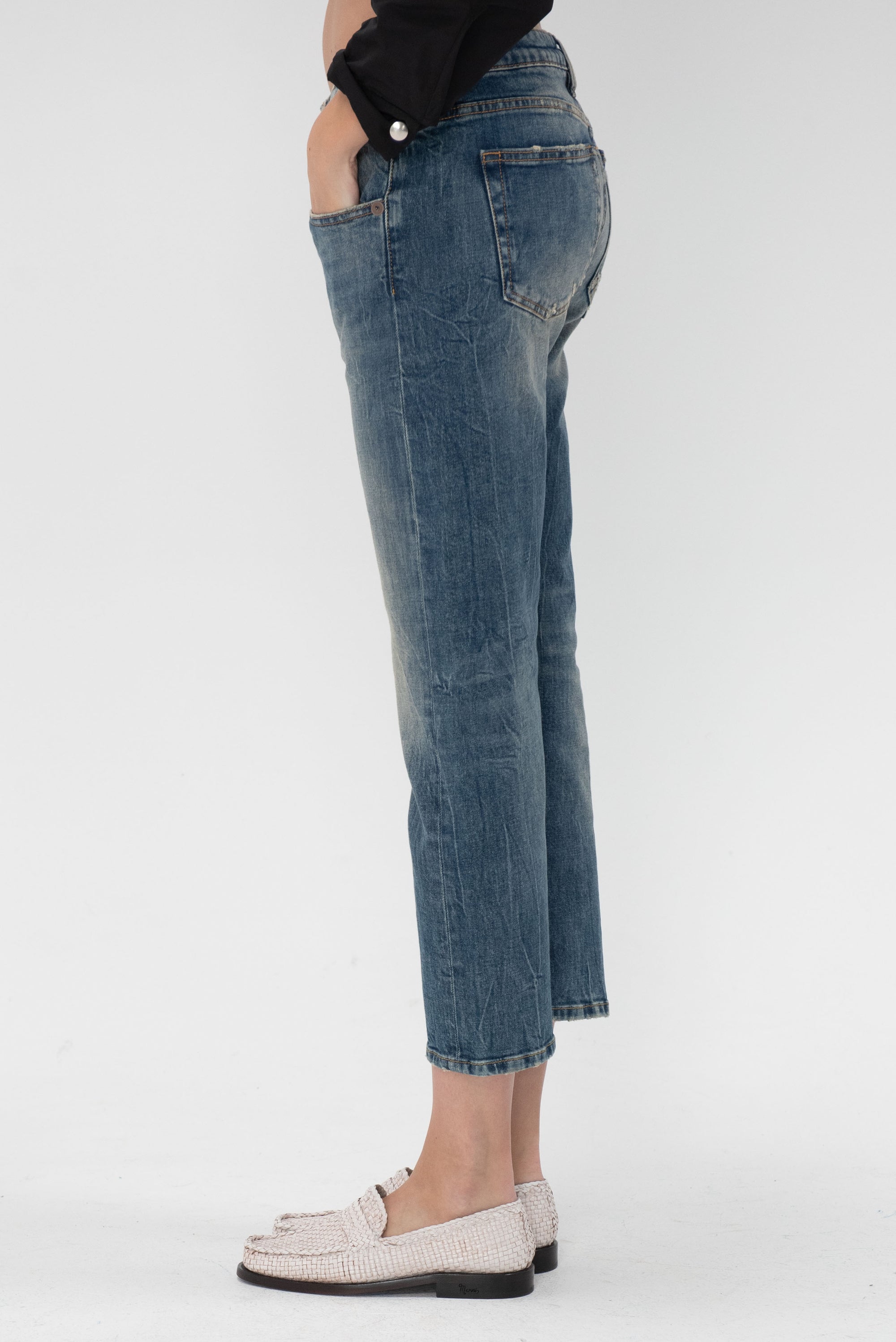 R13 - Boy Straight Jean, Kelly Stretch