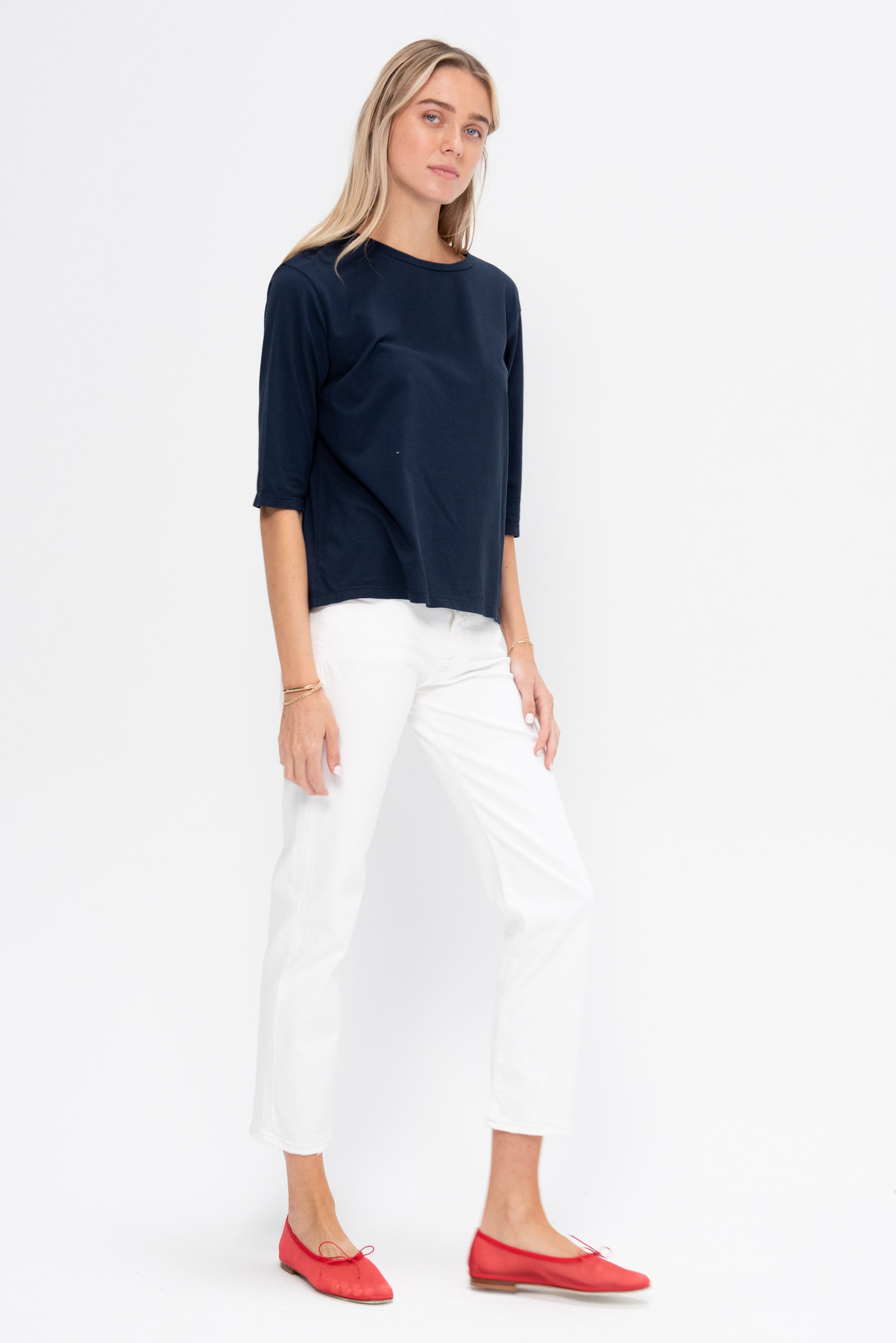 Romeo Jean, Aerin White Stretch