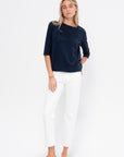 Romeo Jean, Aerin White Stretch