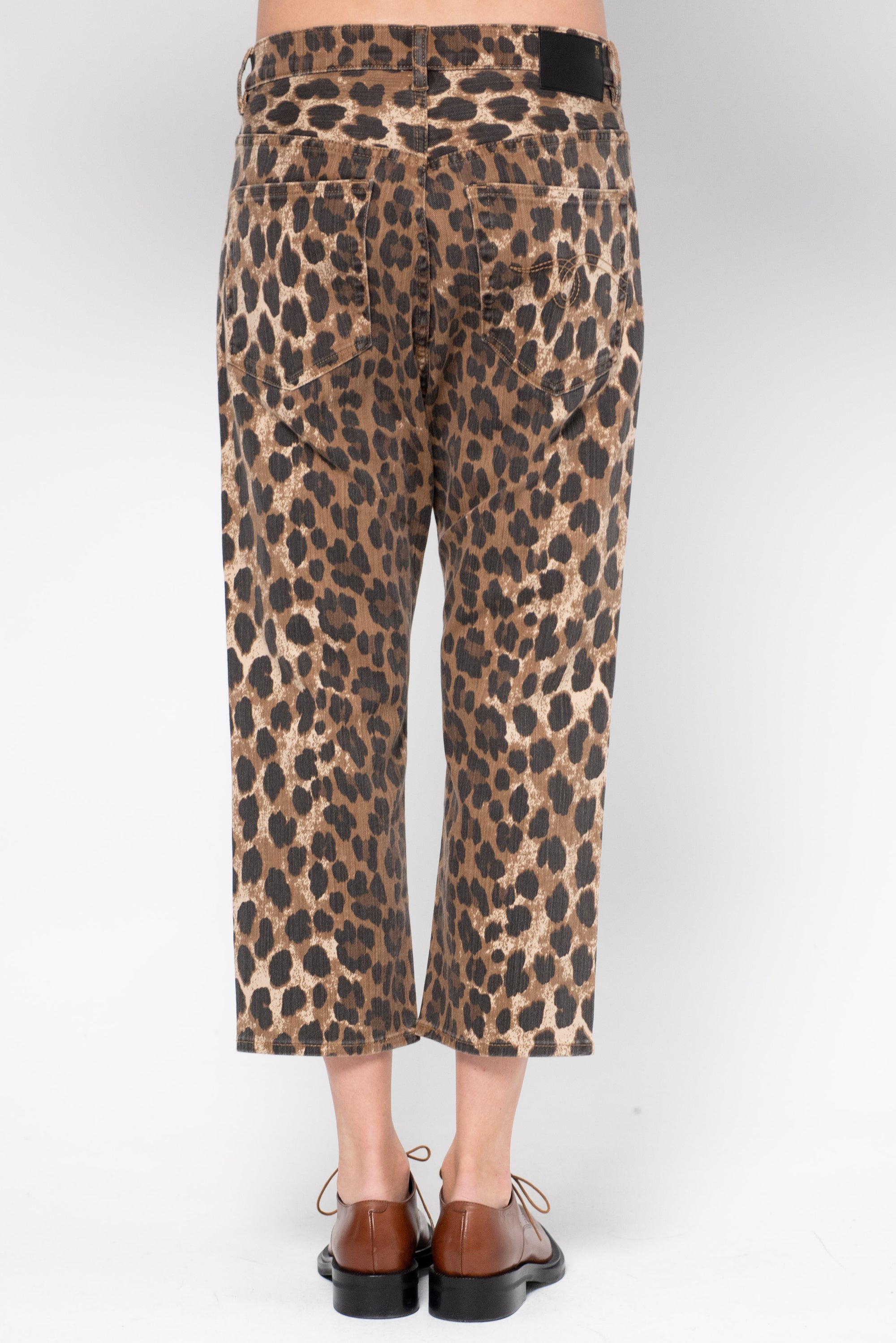 Tailored Drop, Stone Washed Leopard