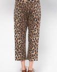 Tailored Drop, Stone Washed Leopard