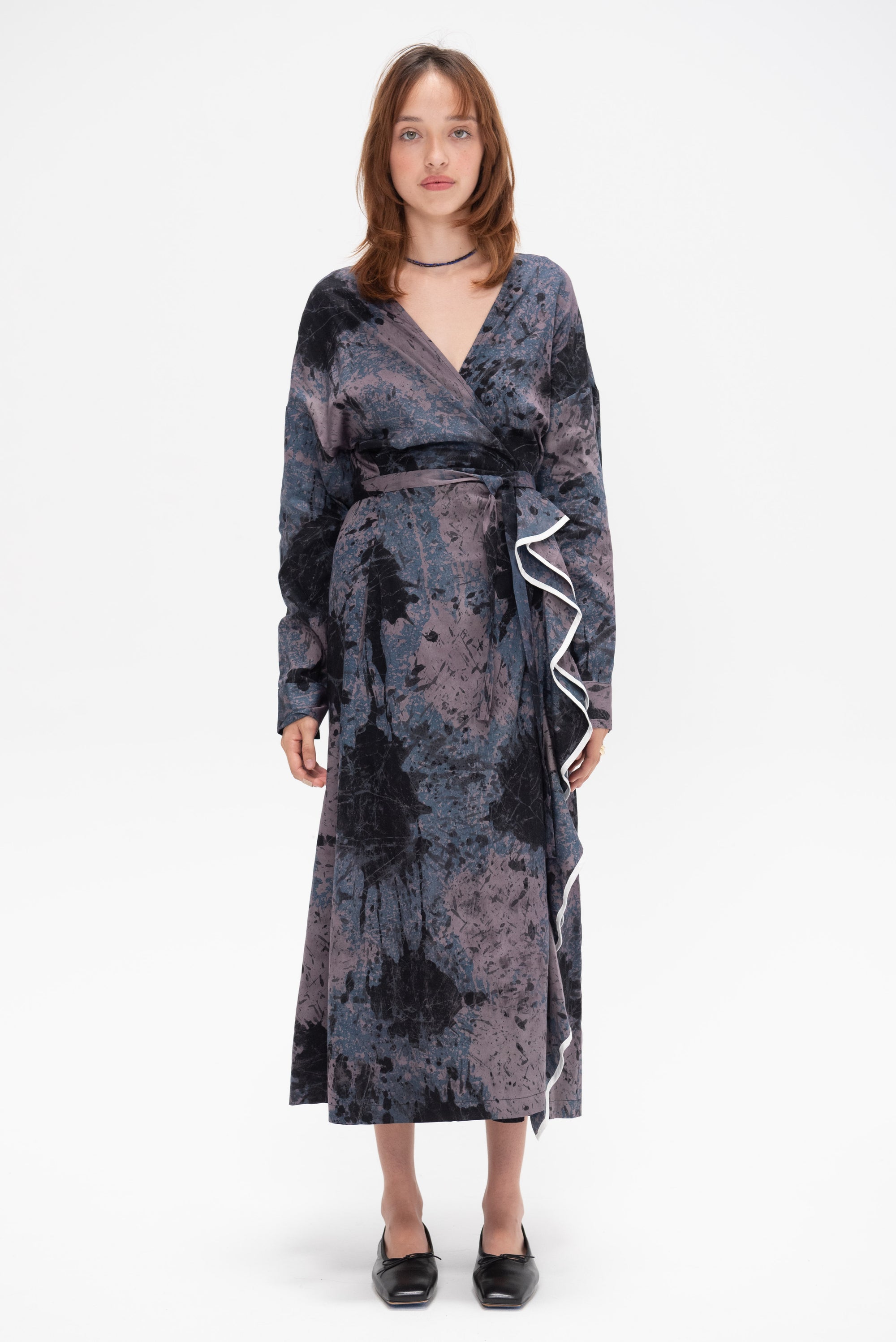 RACHEL COMEY - Camino Dress, Charcoal