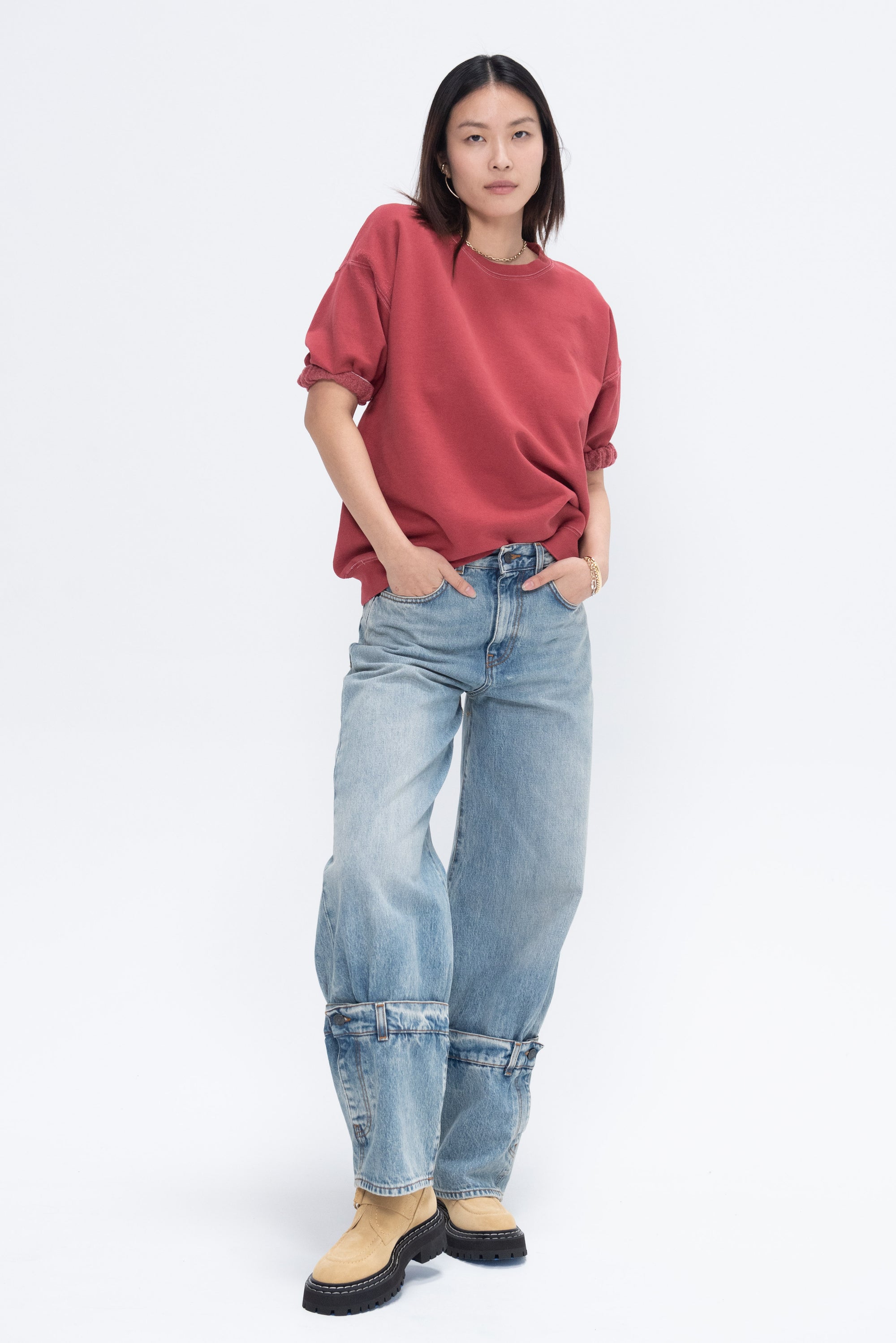 RACHEL COMEY - Stanza Sweatshirt, Rose