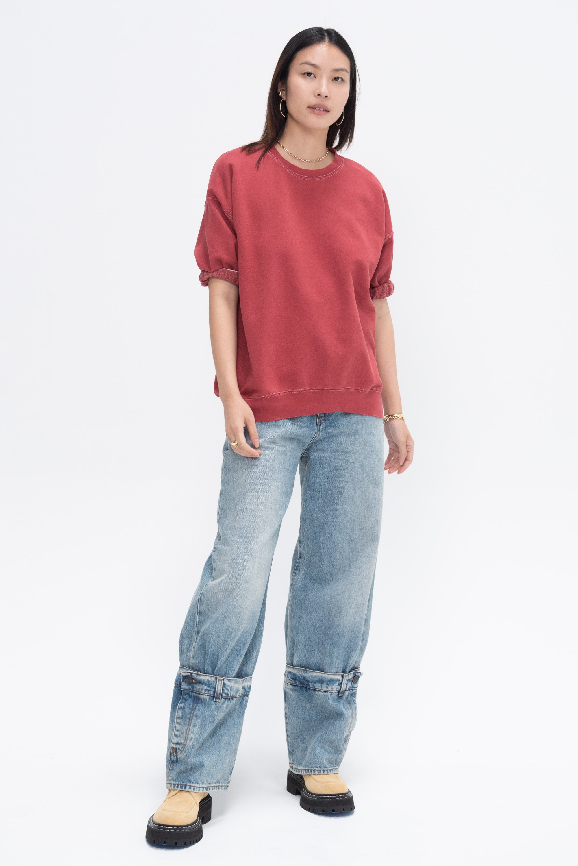 RACHEL COMEY - Stanza Sweatshirt, Rose