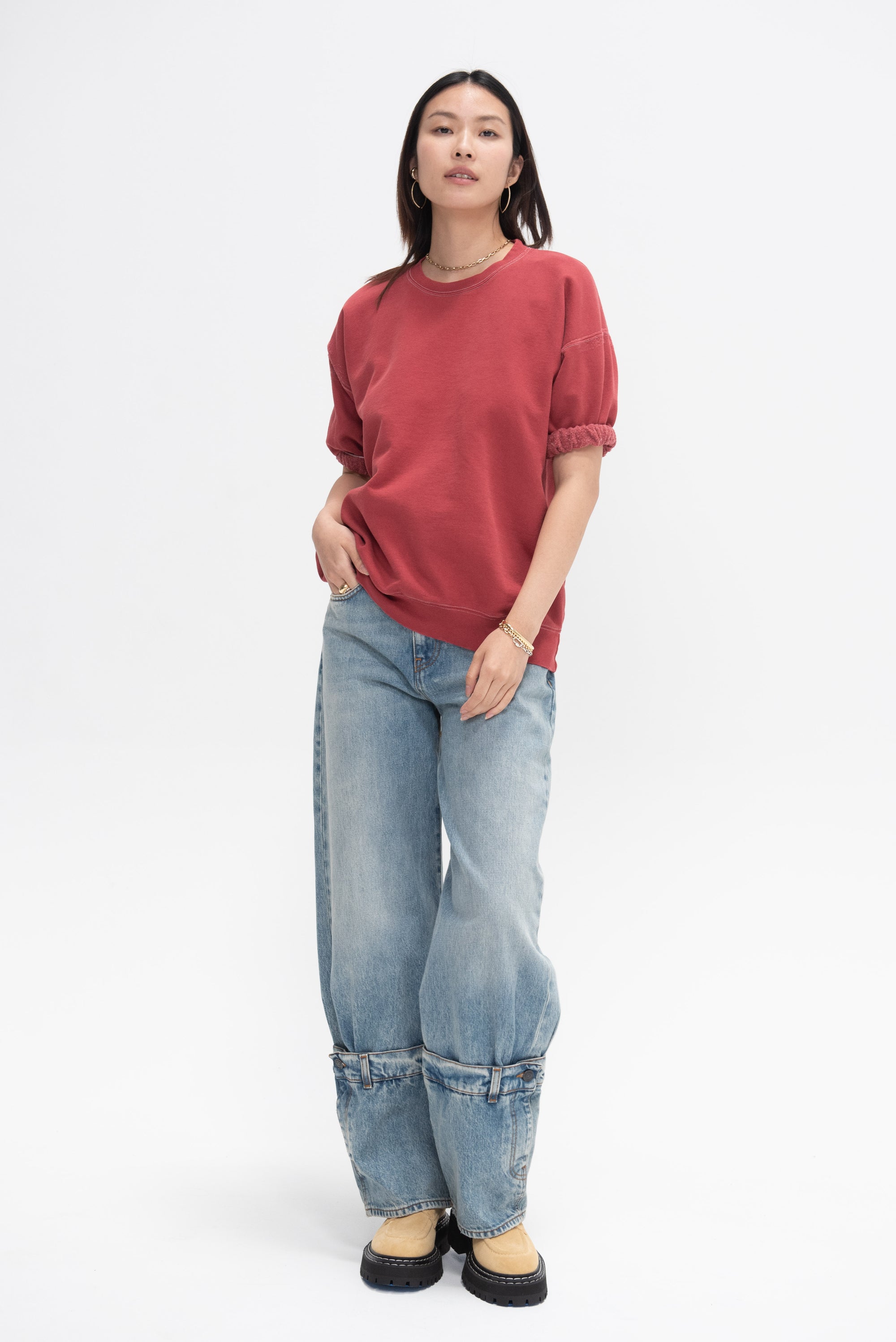 RACHEL COMEY - Stanza Sweatshirt, Rose