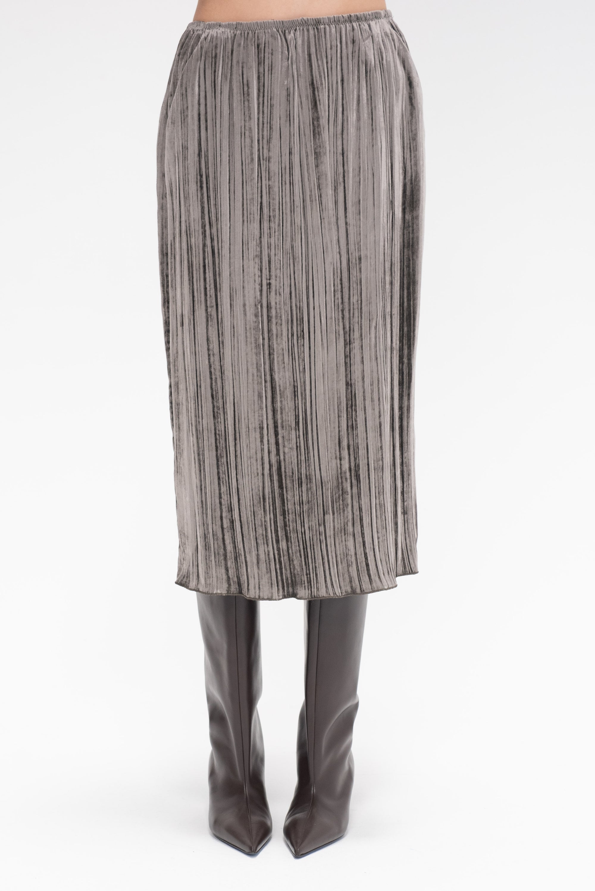 RACHEL COMEY - Vela Skirt, Gunmetal