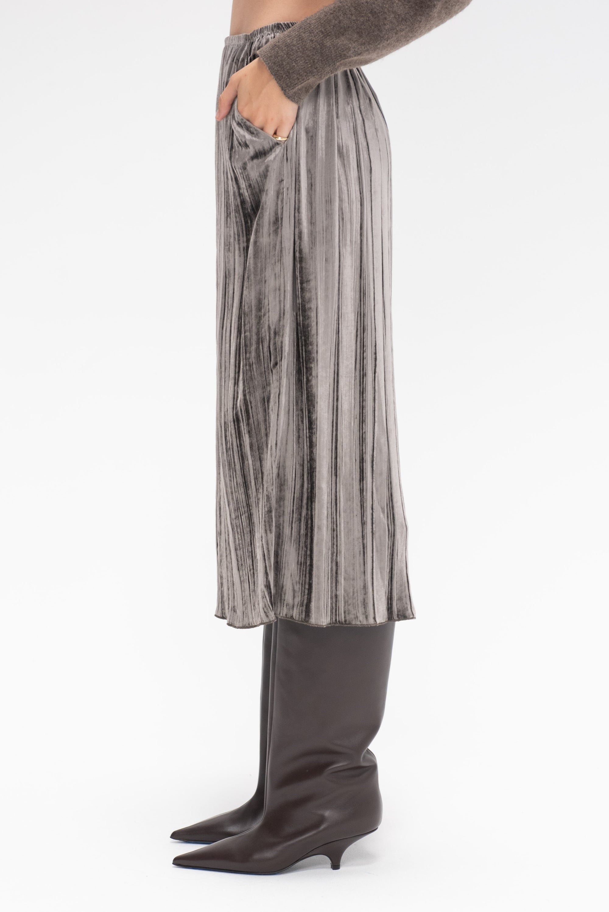 RACHEL COMEY - Vela Skirt, Gunmetal