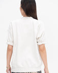 RACHEL COMEY - Stanza Sweatshirt, Dirty White