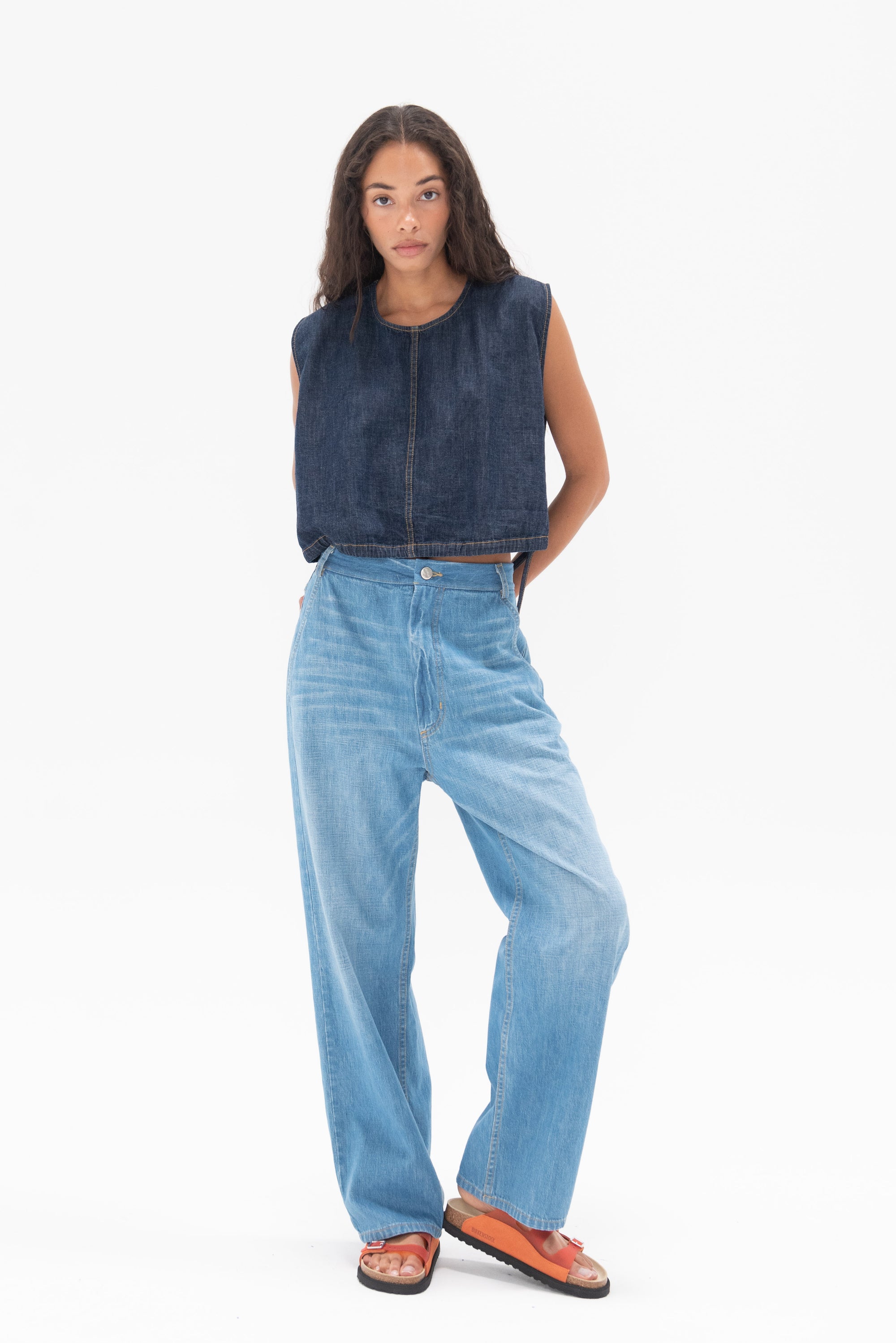 RACHEL COMEY - Aires Top, Dark Indigo