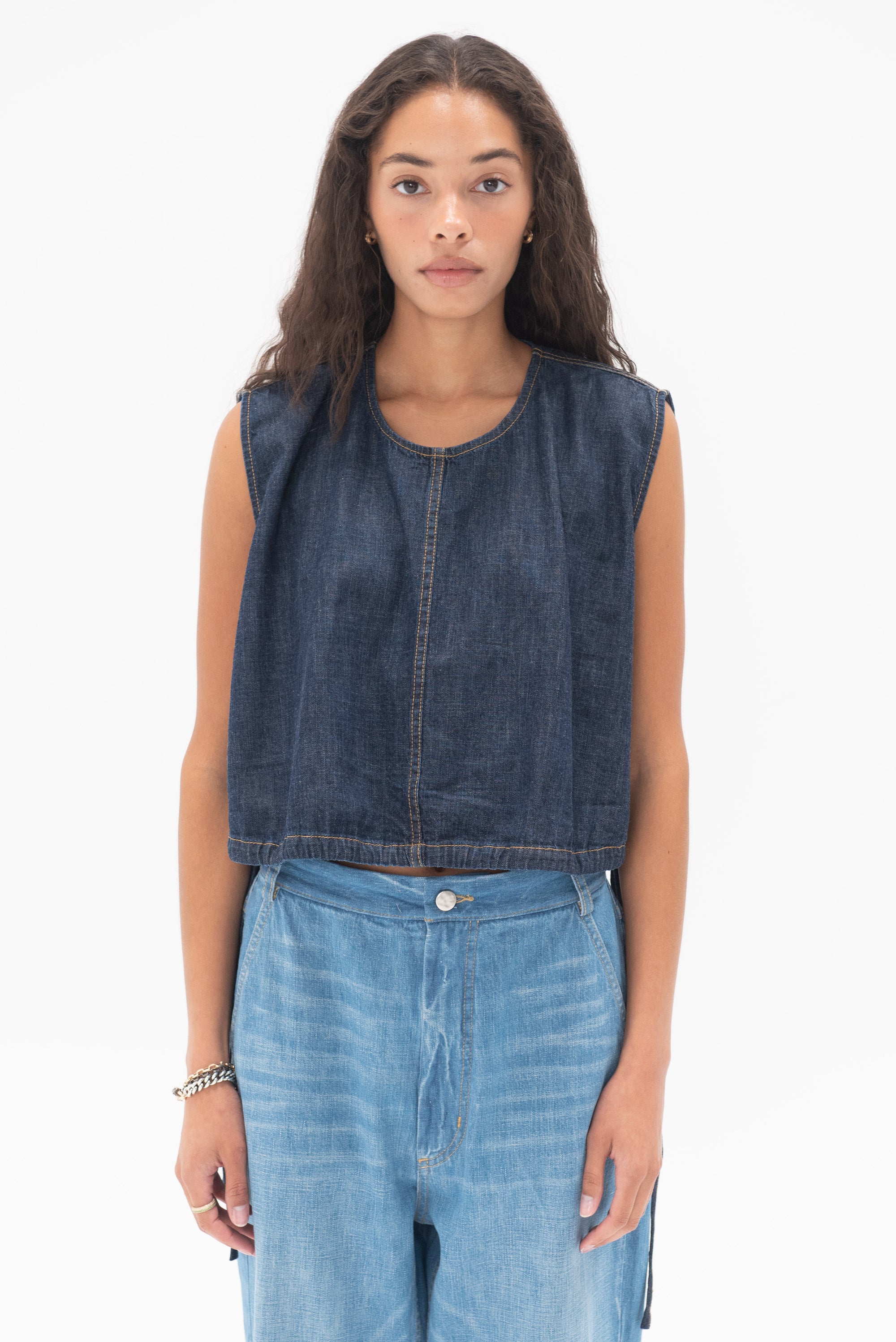 RACHEL COMEY - Aires Top, Dark Indigo