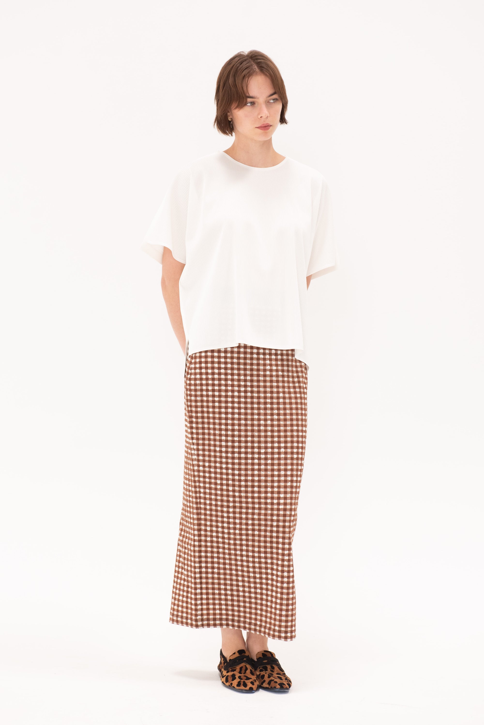 Rachel Comey - Native Skirt, Brown Check