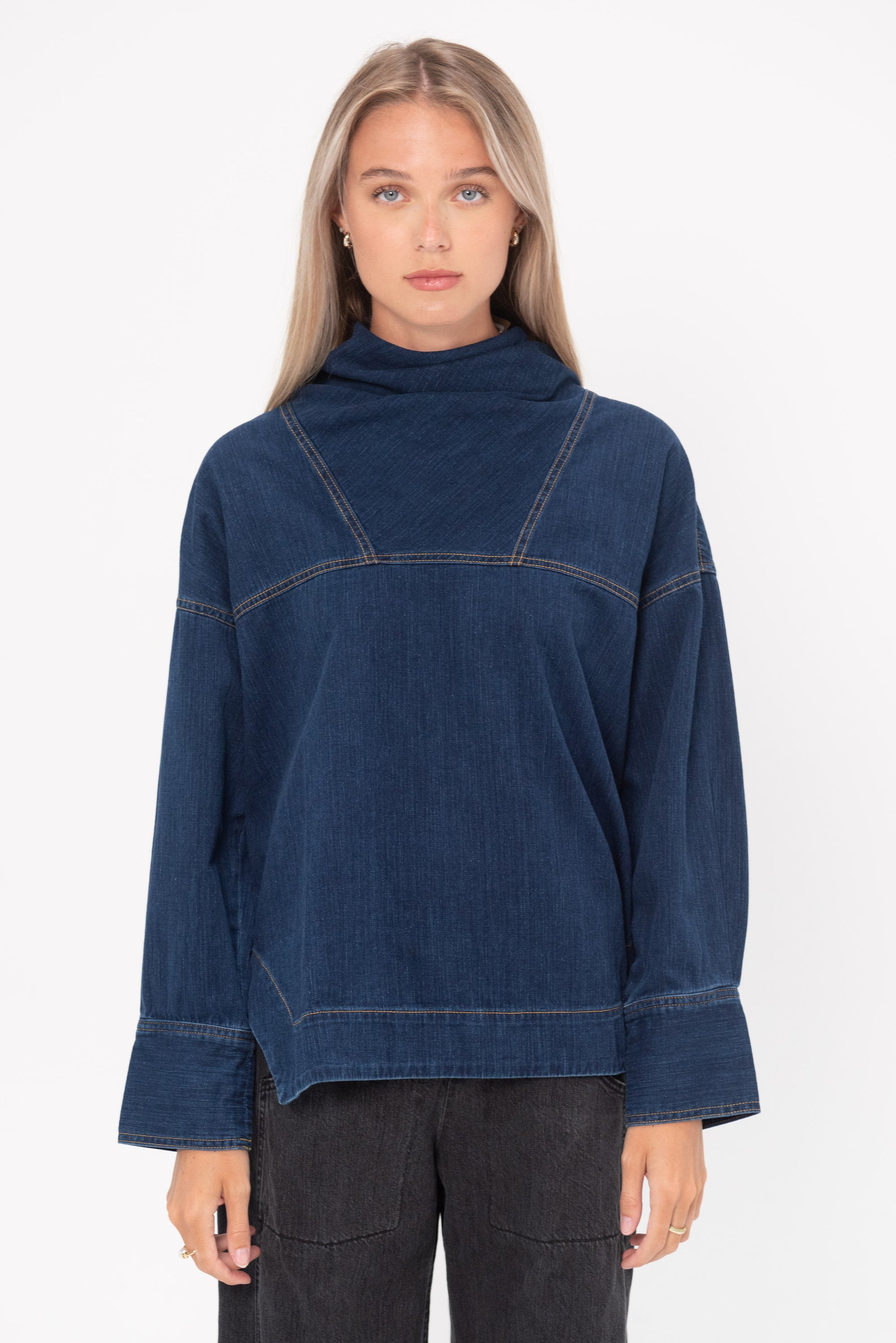 RACHEL COMEY - Fiamma Top, Dark Indigo