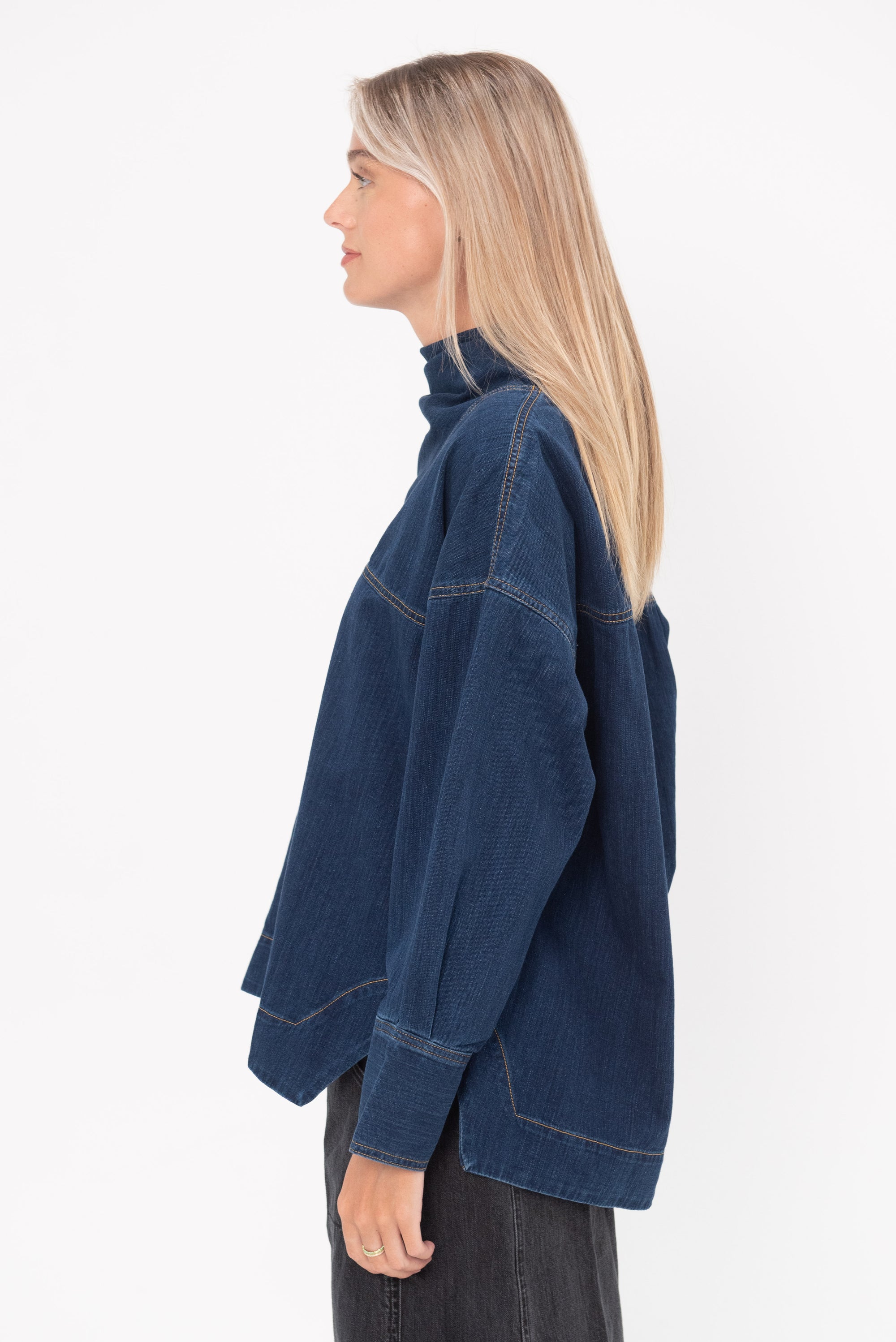 RACHEL COMEY - Fiamma Top, Dark Indigo