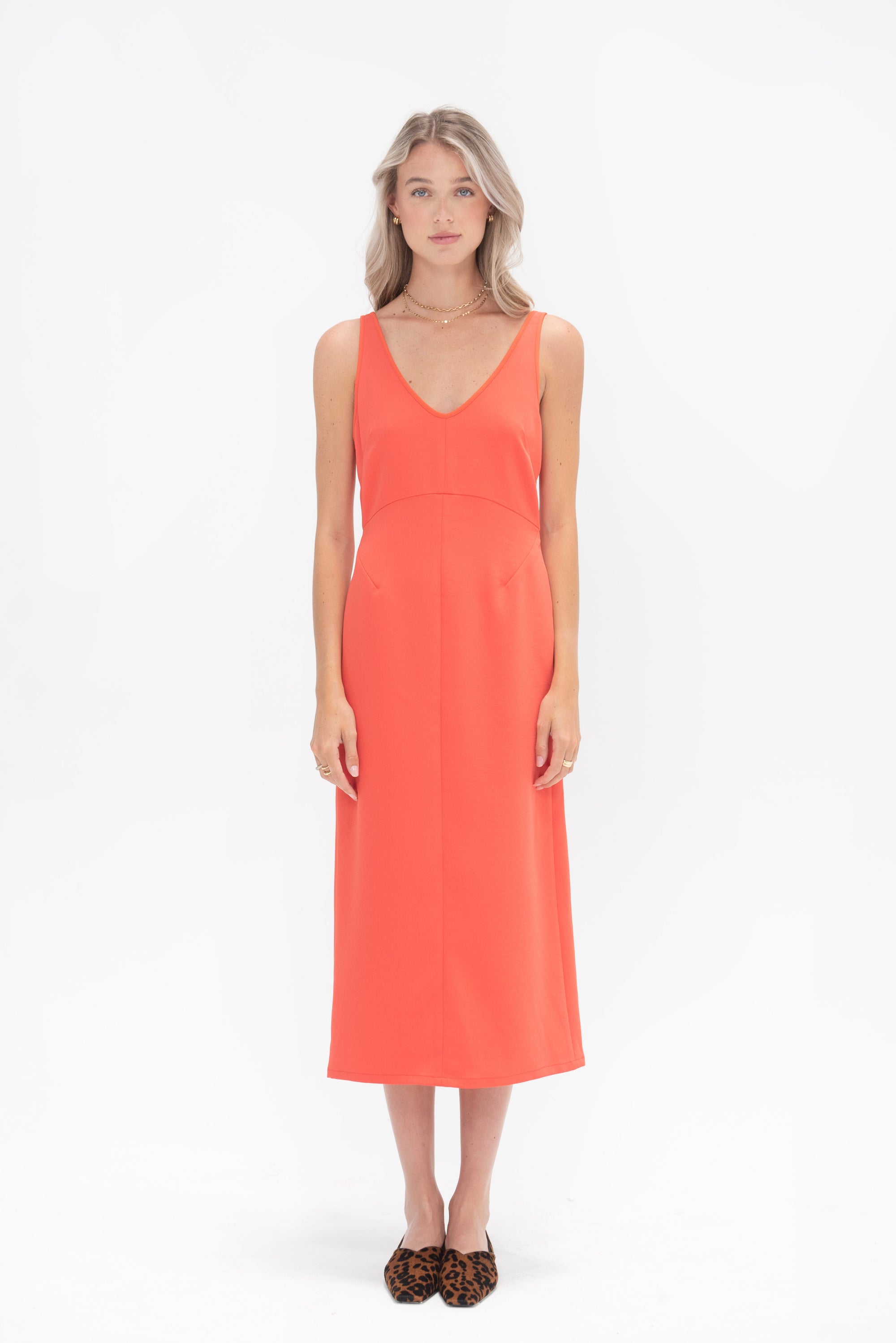 RACHEL COMEY - Prim Dress, Coral