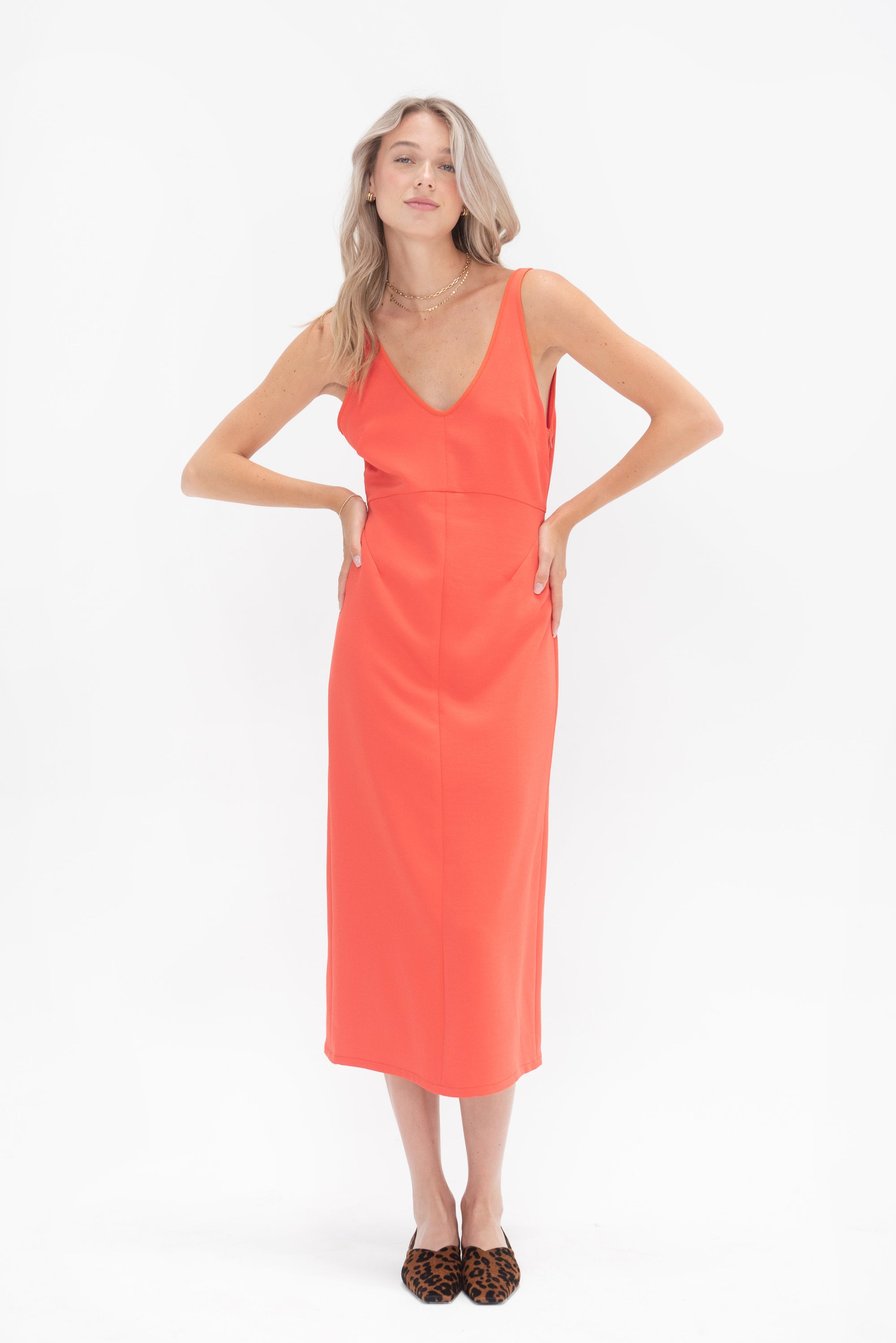 RACHEL COMEY - Prim Dress, Coral