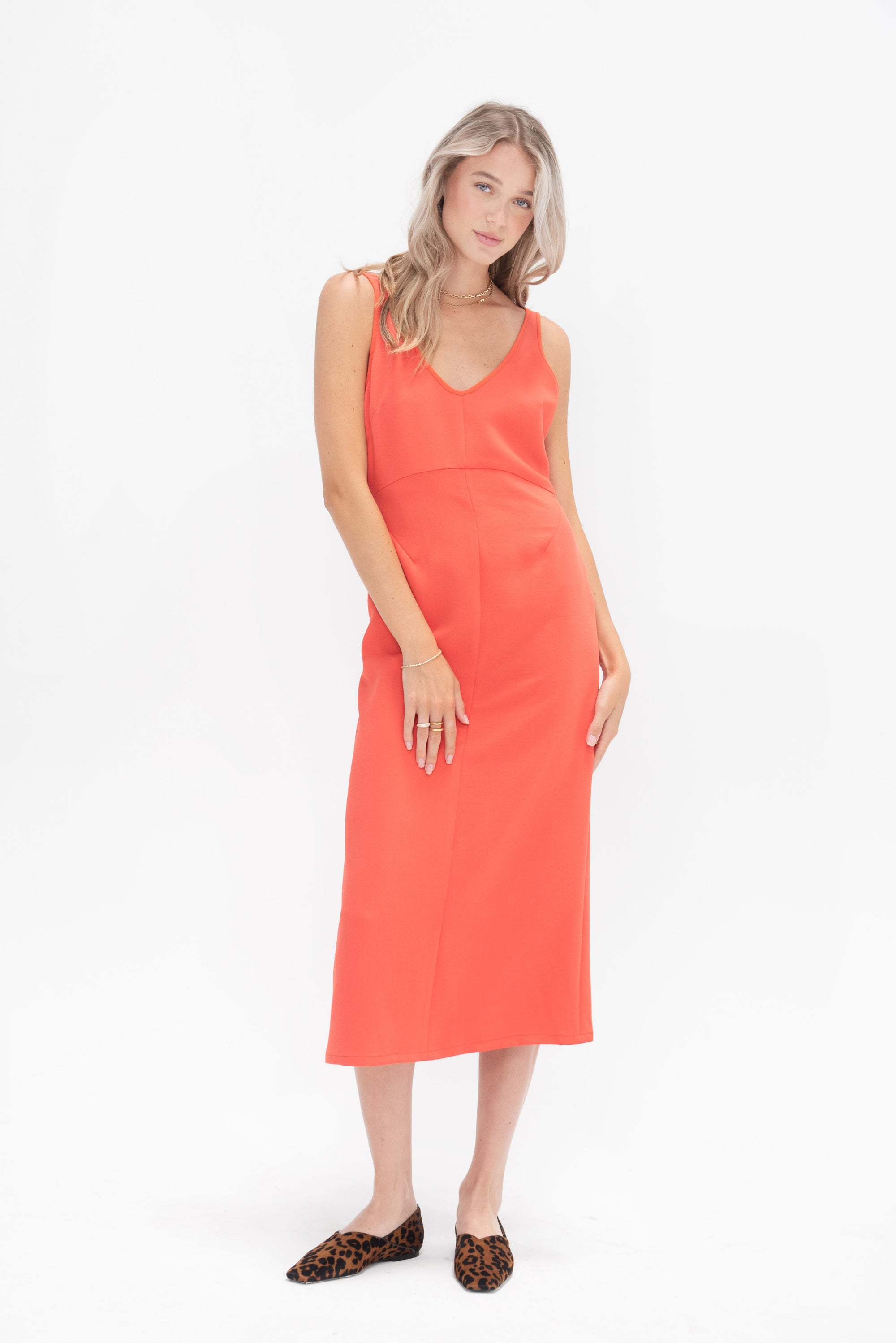 RACHEL COMEY - Prim Dress, Coral