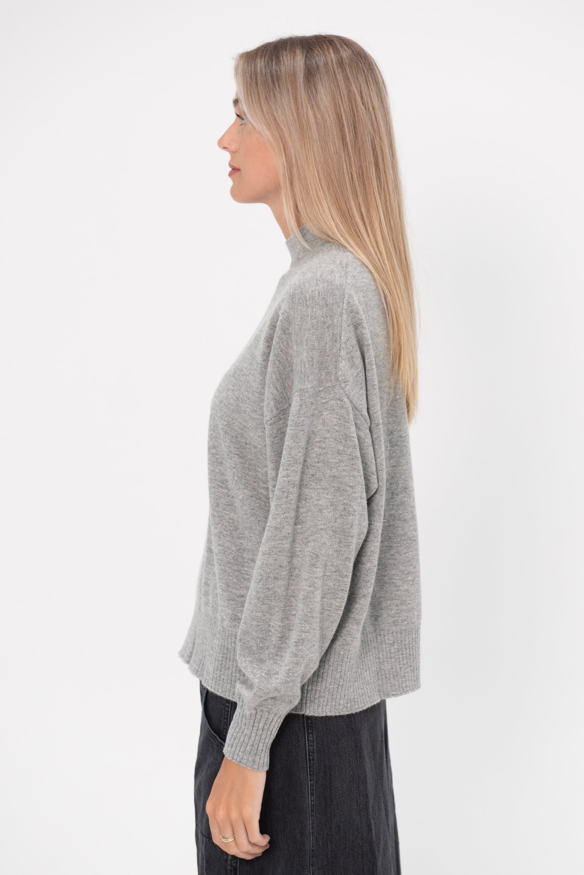 RACHEL COMEY - Roy Sweater, Heather Grey