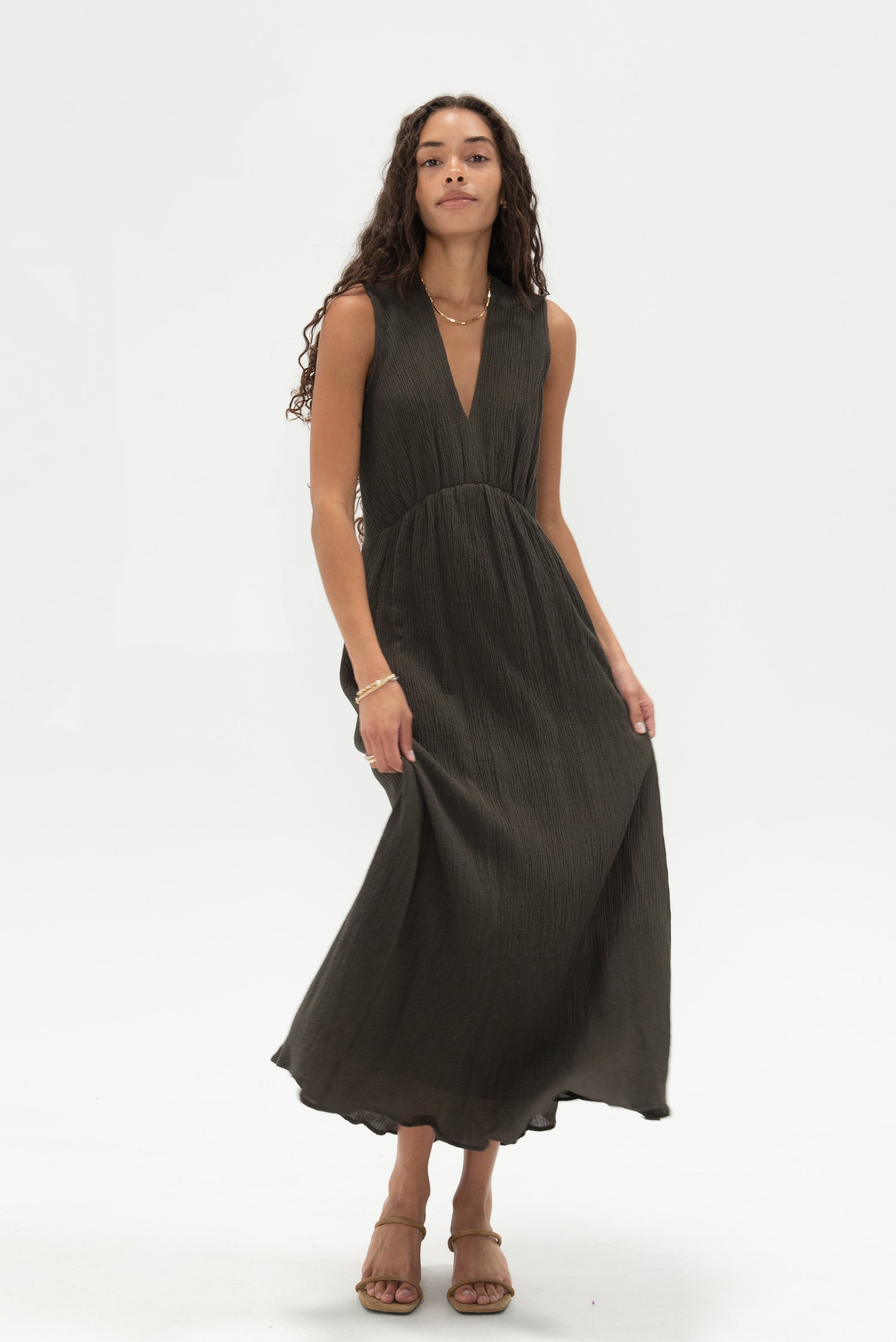 RACHEL COMEY - Ventosa Dress, Charcoal