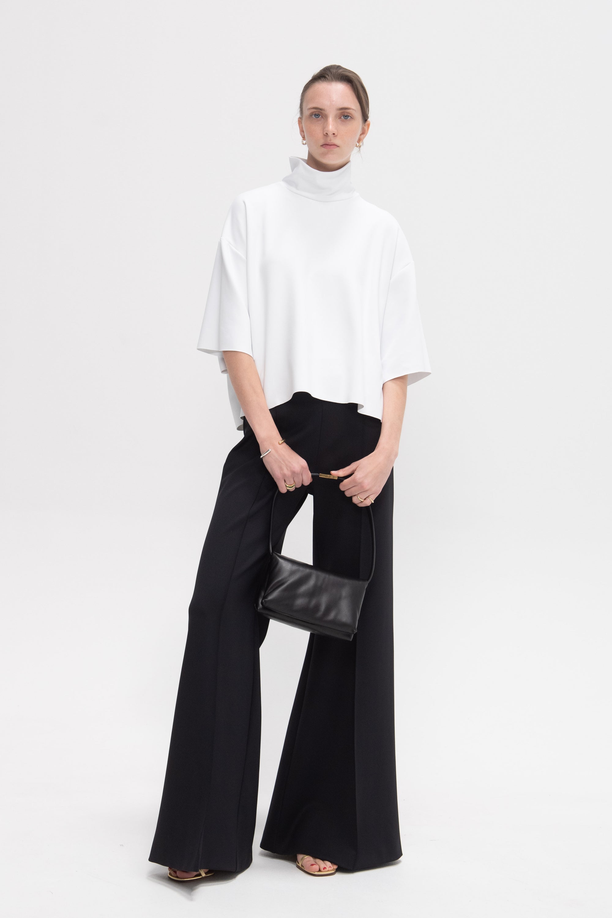 Boxy Turtleneck Top