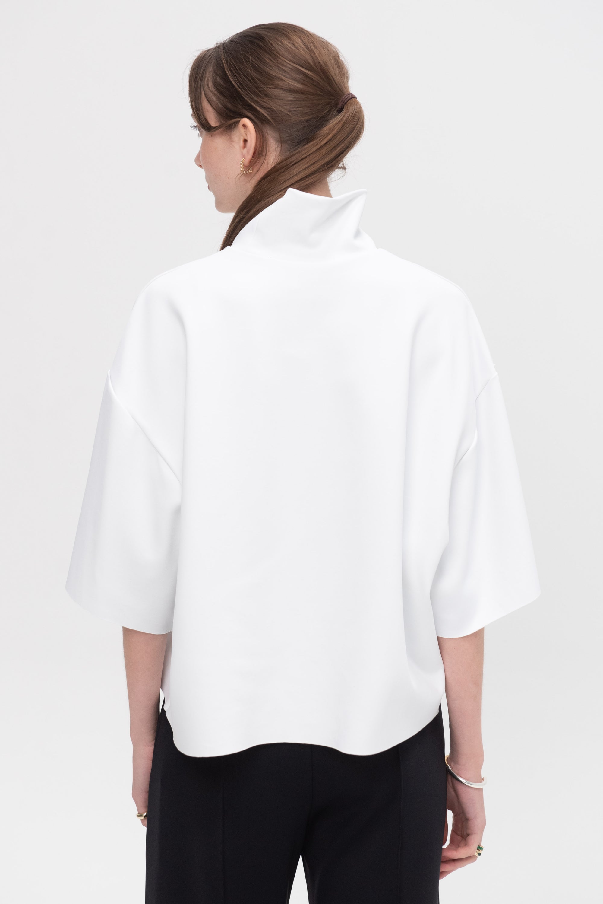 Boxy Turtleneck Top